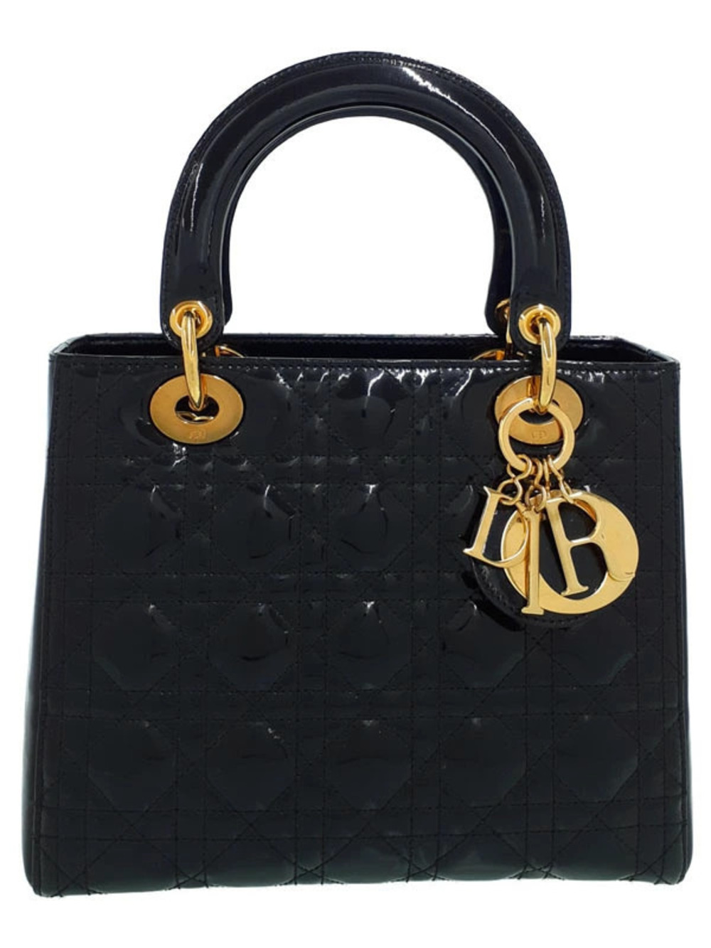 Christian Dior Cannage Quilted Lady Dior 2way bag